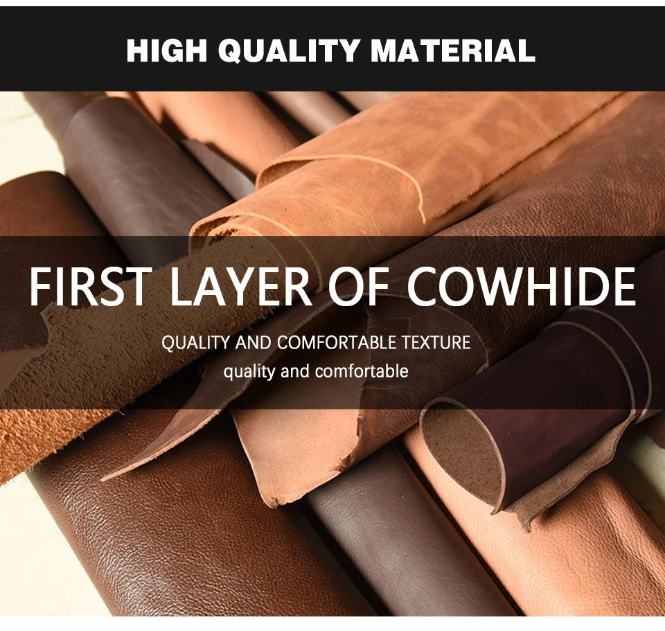 Men Quality Cow Leather Casual Fashion Triangle Crossbody Chest Sling Bag Design Travel One Shoulder Bag Daypack Male 8013