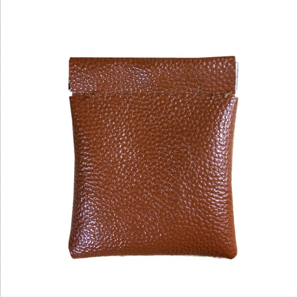 PU Leather Wallet For Women Men Coin Purse Solid Black Red Money Bag Unisex Quality Credit Card Holder Travel Mini Handbag Hot