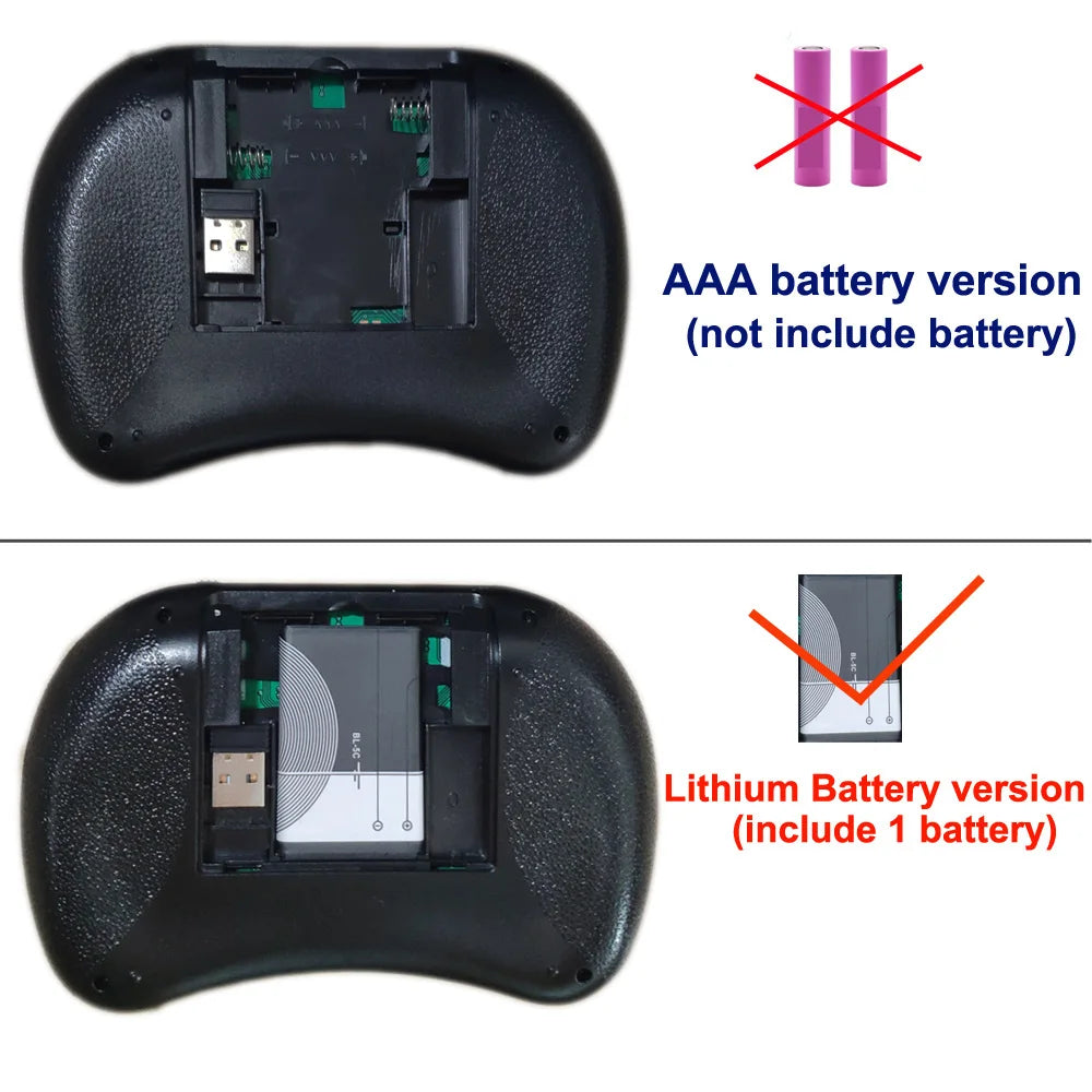 I8 Mini Wireless Keyboard Backlight 7 color 2.4G Touchpad for Android TV Box PC Projector Pad