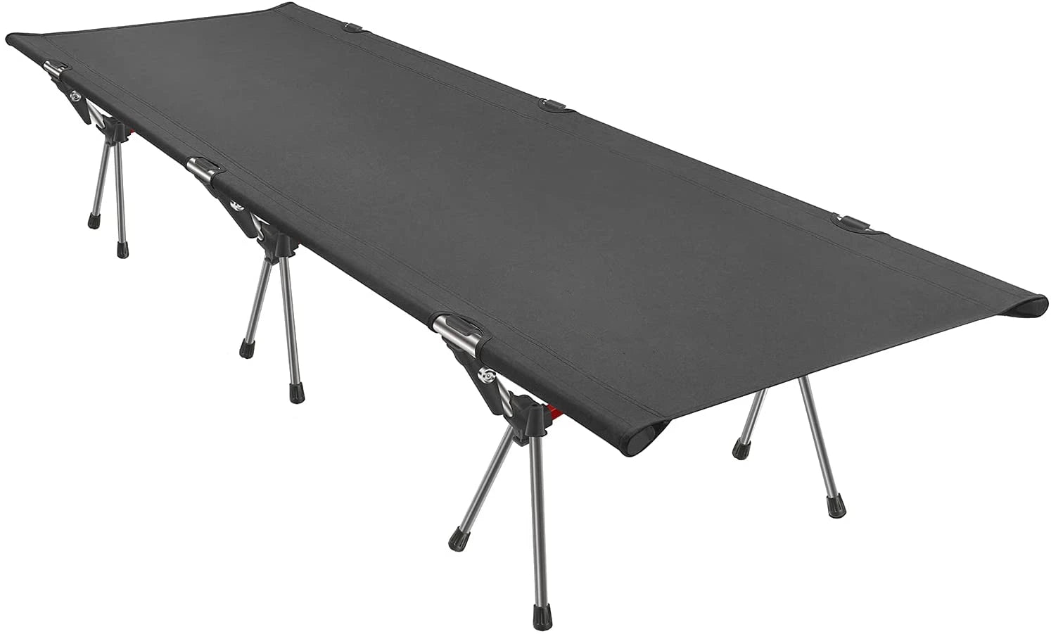 Outdoor Folding Camping Bed Single Person Cot Portable Foldable Sleeping Pad Hiking Backpacking Picnic Camping Cot Bed Mat 야전침대