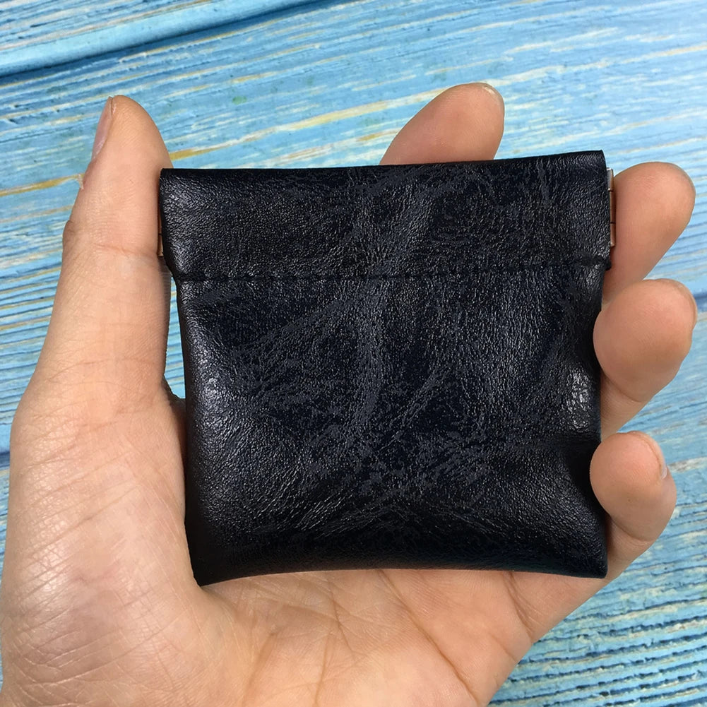 PU Leather Wallet For Women Men Coin Purse Solid Black Red Money Bag Unisex Quality Credit Card Holder Travel Mini Handbag Hot