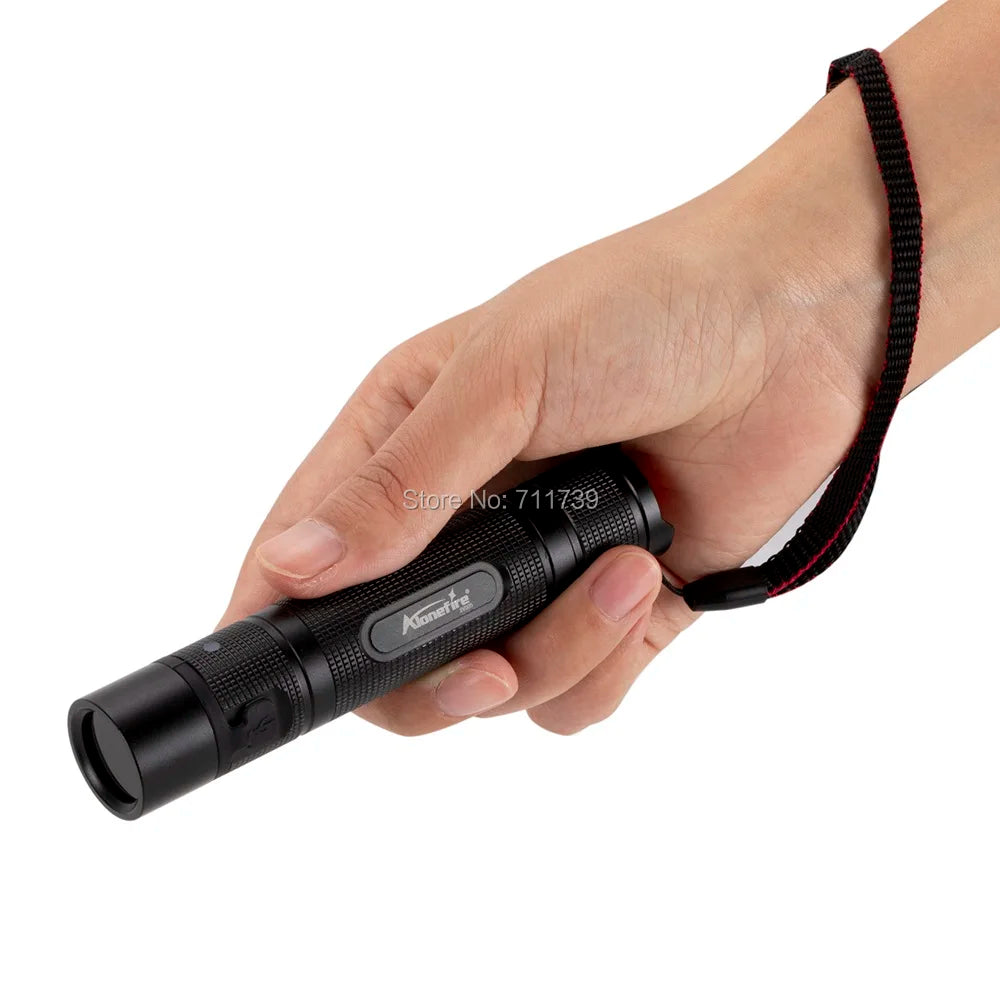 SV005 10W 365nm UV Flashlight USB Rechargeable Ultraviolet Invisible USB Torch Pet Urine Stains Ore Scorpion Detection Lamp