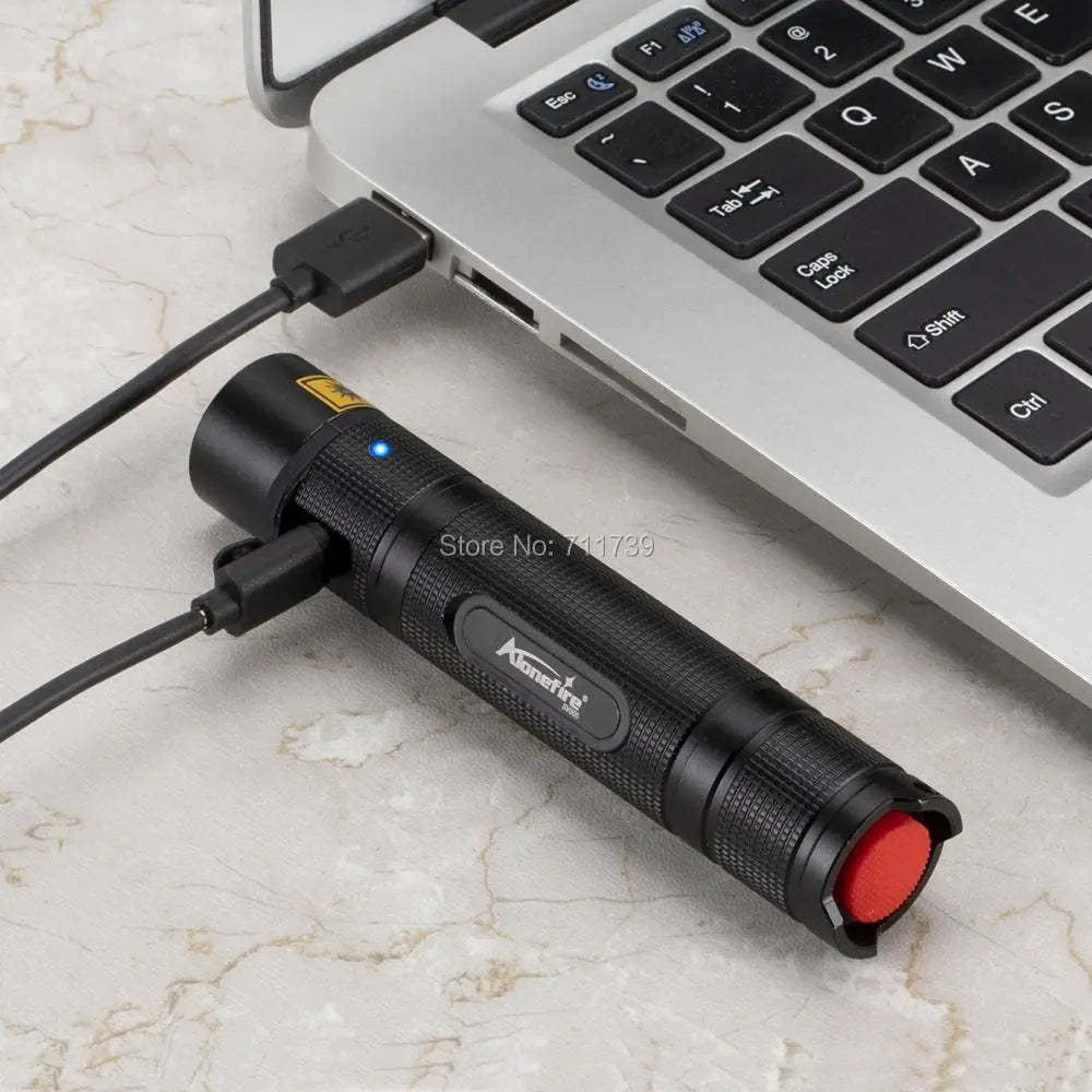 SV005 10W 365nm UV Flashlight USB Rechargeable Ultraviolet Invisible USB Torch Pet Urine Stains Ore Scorpion Detection Lamp