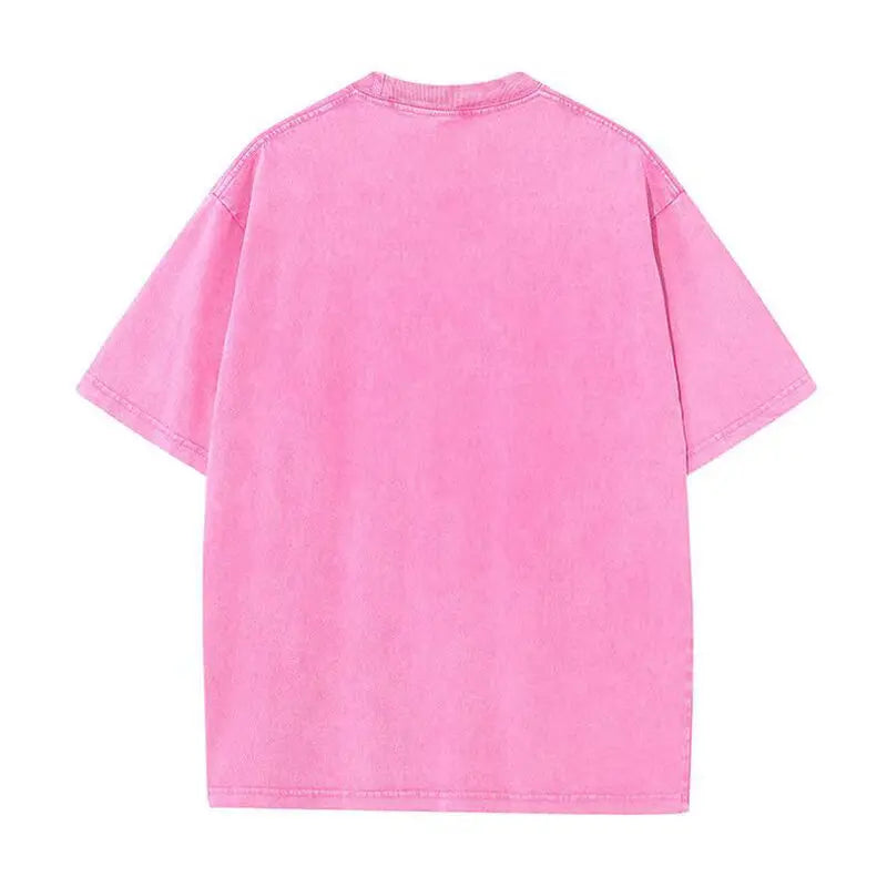 Wonderful Night Skeleton Butterfly Wave Print Womens T-Shirts Fashion Oversized Tops Street Comfortable Clothing Loose Wash Tee