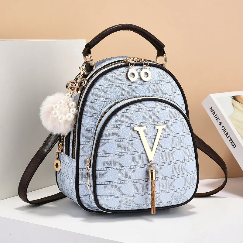 Classic Women Backpack Fashion School Bags Female Daily Shopping Girl Backpacks Schoolbags Versatile Leisure Travel Backpack