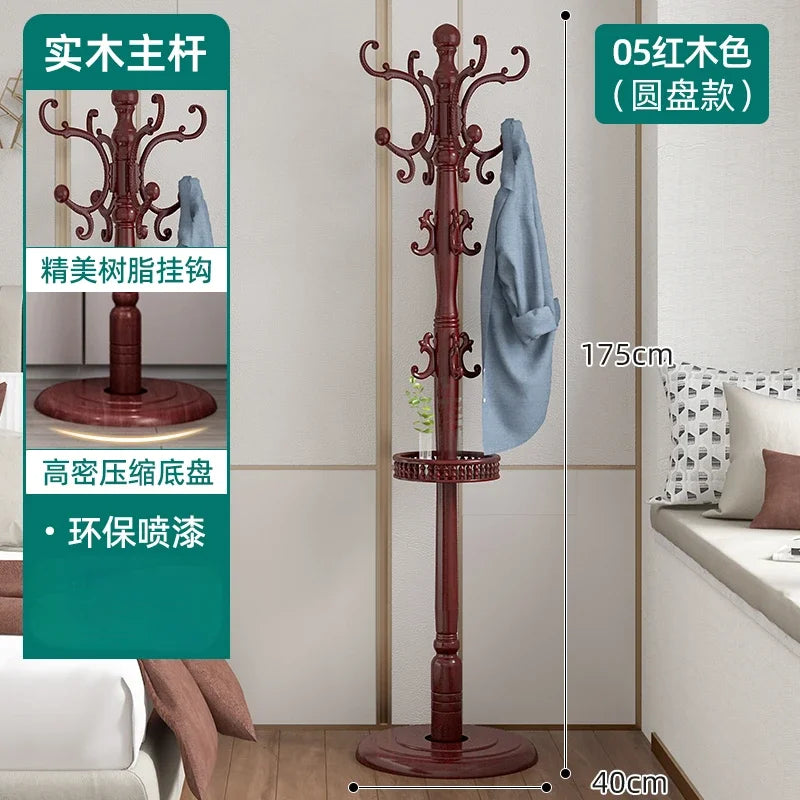 Clothes Rack for Hanging Clothes Solid Wood Birch Floor Standing Bedroom Vertical Tree Branch Shape Furniture Living Room Mueble