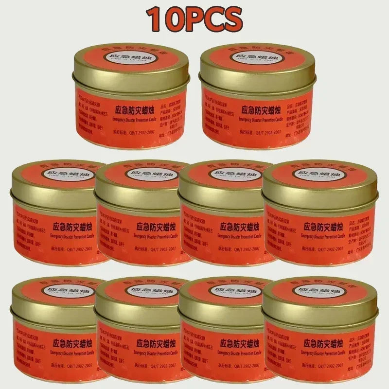 1-20pcs Emergency Candles for Power Outages Windproof Smokeless Long-Lasting Lighting Survival Supply for Home Camping Blackouts