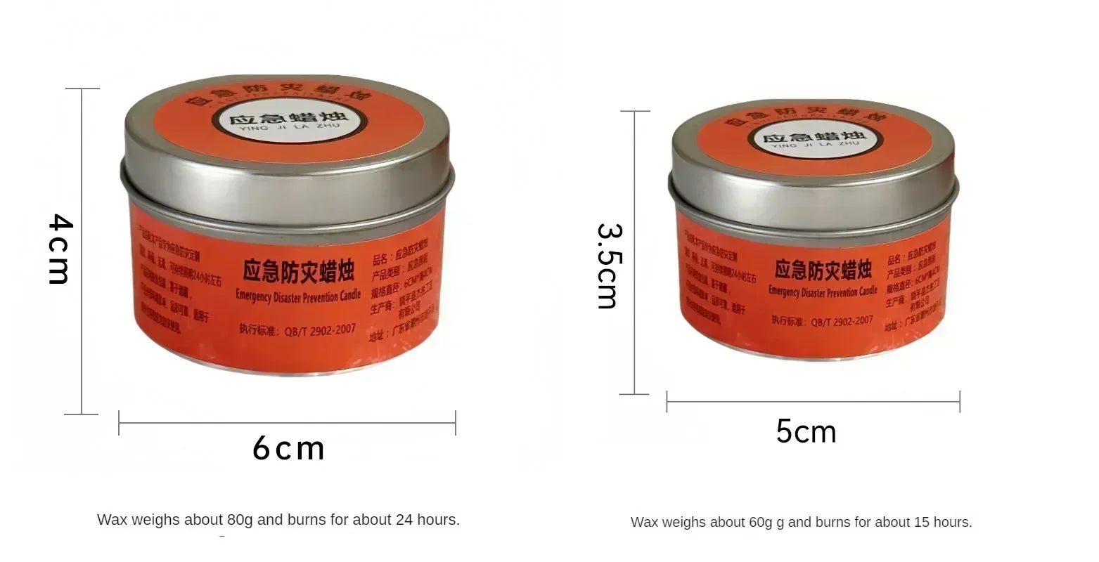 1-20pcs Emergency Candles for Power Outages Windproof Smokeless Long-Lasting Lighting Survival Supply for Home Camping Blackouts