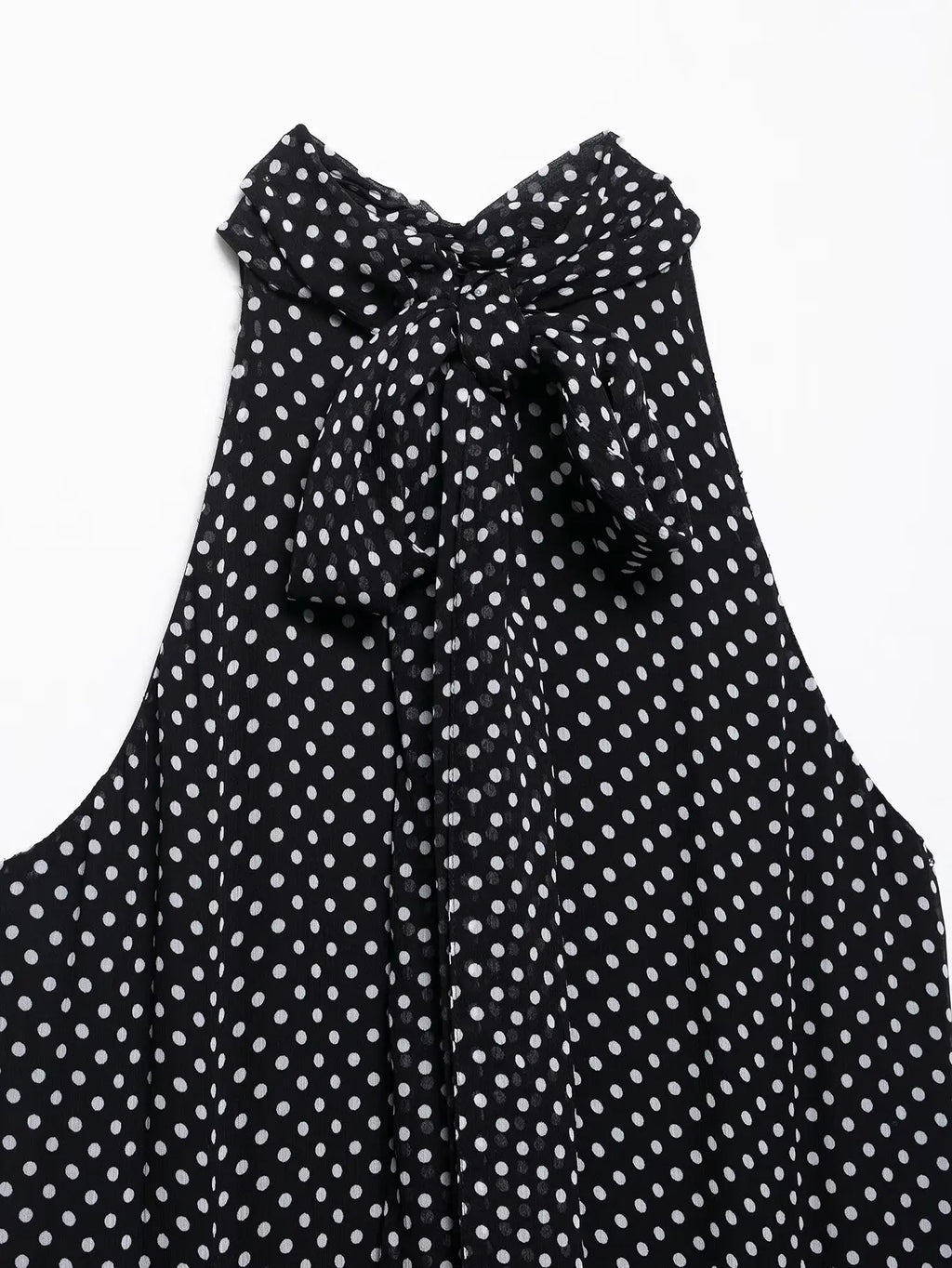 Women's Dresses New Spring 2025 Polka dot dress Sexy shoulders Irregular personality expanded maxi skirt Flowing  5289042