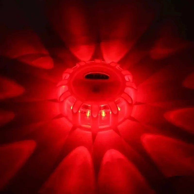 LED Emergency Lights Flare 9Modes Safety Warning USB Rechargeable Flashing Lamp Red Strobe Dash Light for Trucks Vehicle Car
