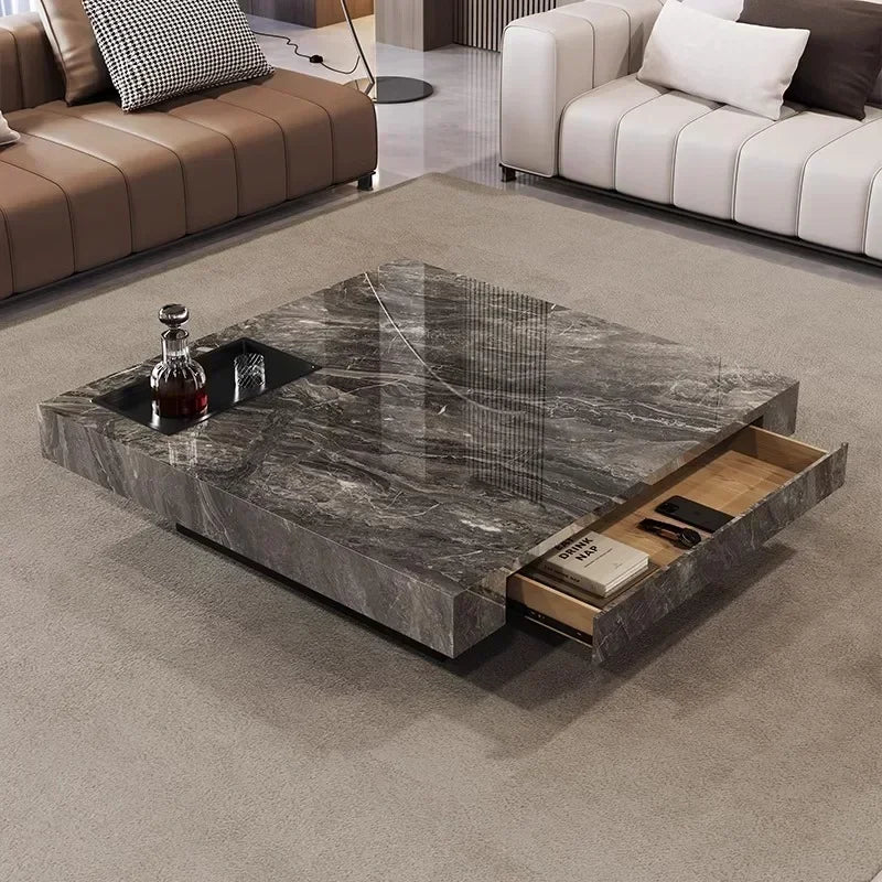 Minimalist Italian Coffee Table Living Room Decoration Aesthetic Modern Side Table Organizer Mesas Bajas Lounge Suite Furniture