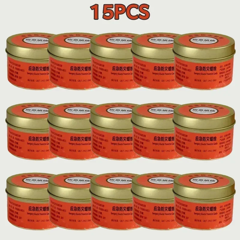 1-20pcs Emergency Candles for Power Outages Windproof Smokeless Long-Lasting Lighting Survival Supply for Home Camping Blackouts