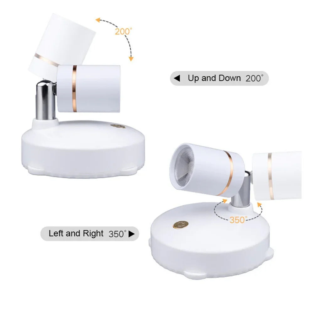 Customizable White Color Led Under Cabinet Light Indoor Spotlight Wireless Touch Sensor /Remote Controller for Stairs