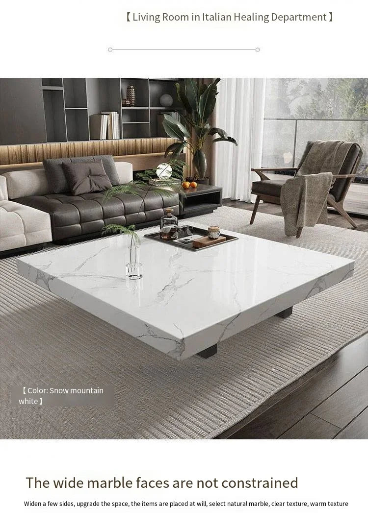 Minimalist Italian Coffee Table Living Room Decoration Aesthetic Modern Side Table Organizer Mesas Bajas Lounge Suite Furniture