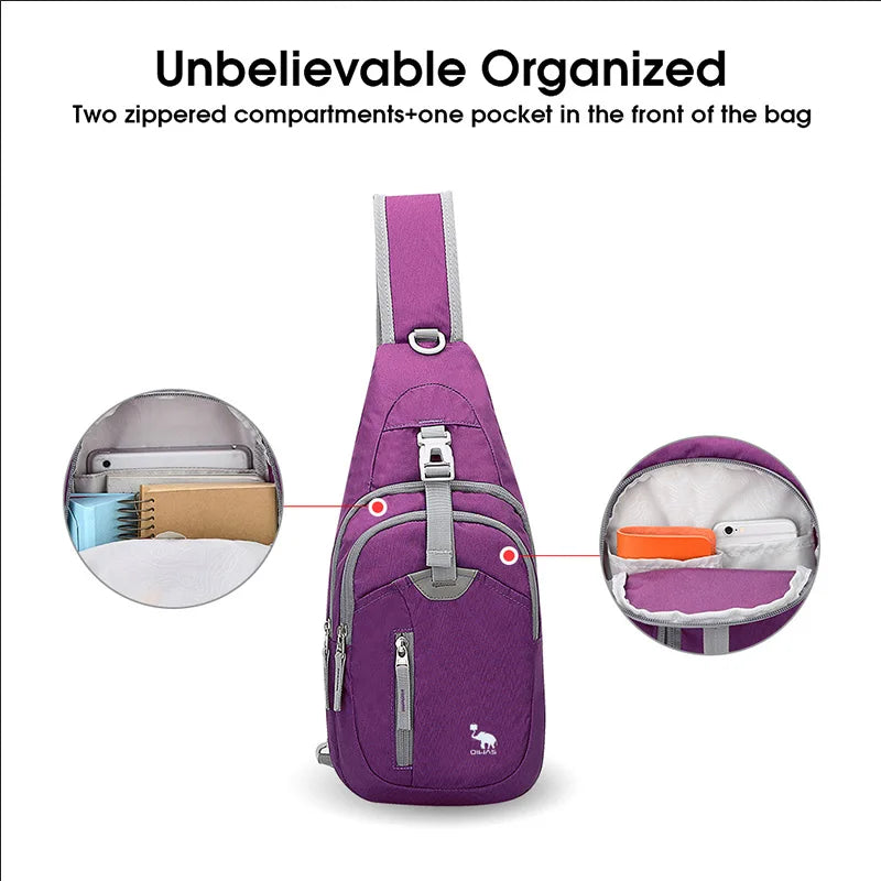 OIWAS Multifunction Bag Casual Crossbody Bags Short Trip Nylon For Women Waterproof Messenger Sling Bag Shoulder Pack Hot Sale