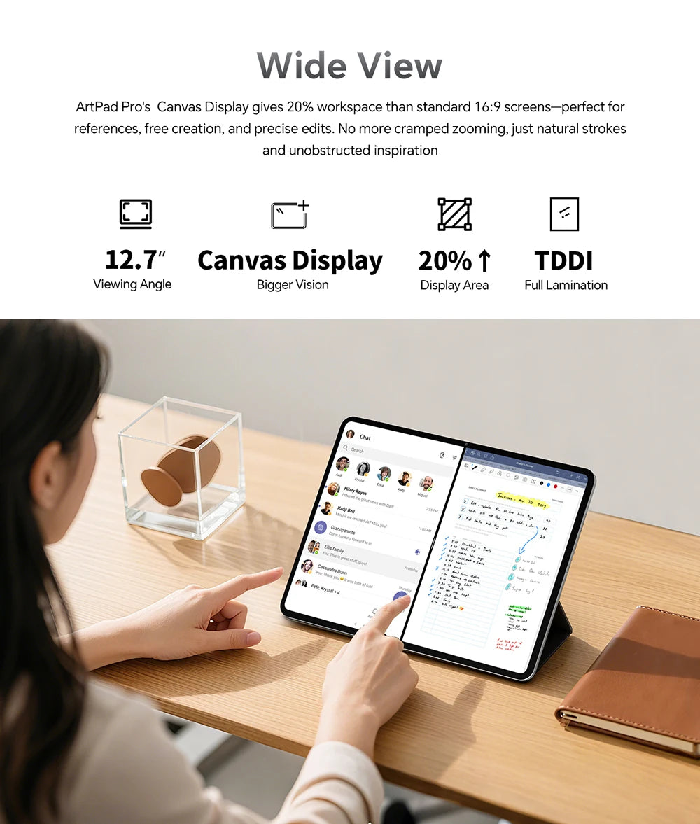 Teclast ArtPad Pro 12.7" 2.2K Display 8GB(+12G) 256GB MediaTek Helio G99 10000mAh 30W Android 15 Tablet PC 4G LTE Global Version