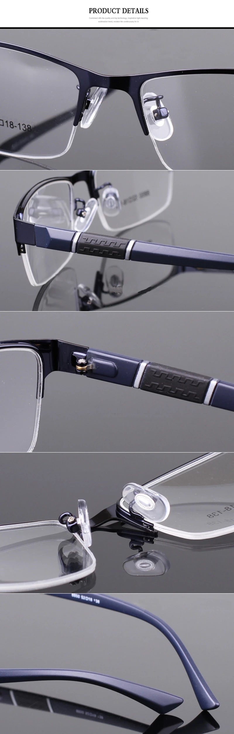 2024 Classic Men Reading Glasses Anti-radiation Presbyopia Half Frame Eyewear TR90 HD Business Eyeglasses Diopters 0 to +4.0