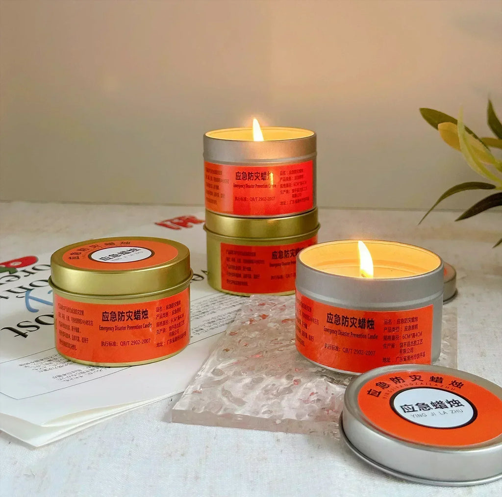 1-20pcs Emergency Candles for Power Outages Windproof Smokeless Long-Lasting Lighting Survival Supply for Home Camping Blackouts