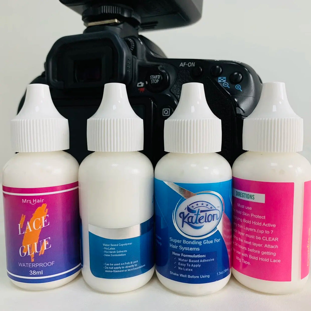 front lace wig glue for lace front wig glue waterproof extra hold adhesives ghost walker tape bold lace glue hold lace glue 38ml