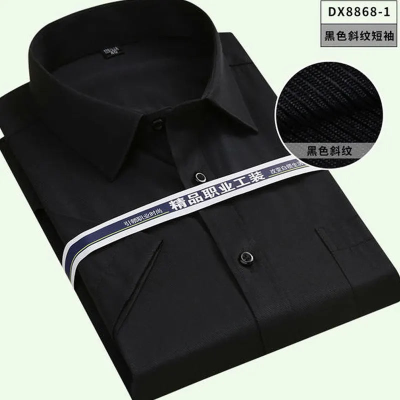 7XL 8XL Men's shirt Long sleeve large size Spring Summer Business cotton casual High quality fashion free wear breathable