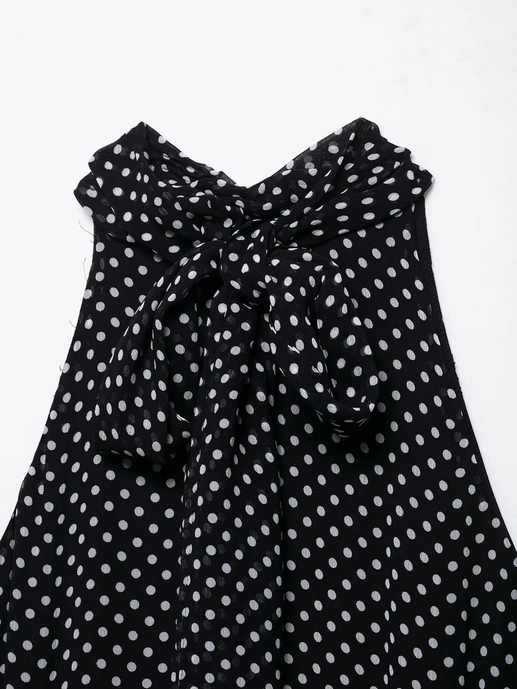 Women's Dresses New Spring 2025 Polka dot dress Sexy shoulders Irregular personality expanded maxi skirt Flowing  5289042