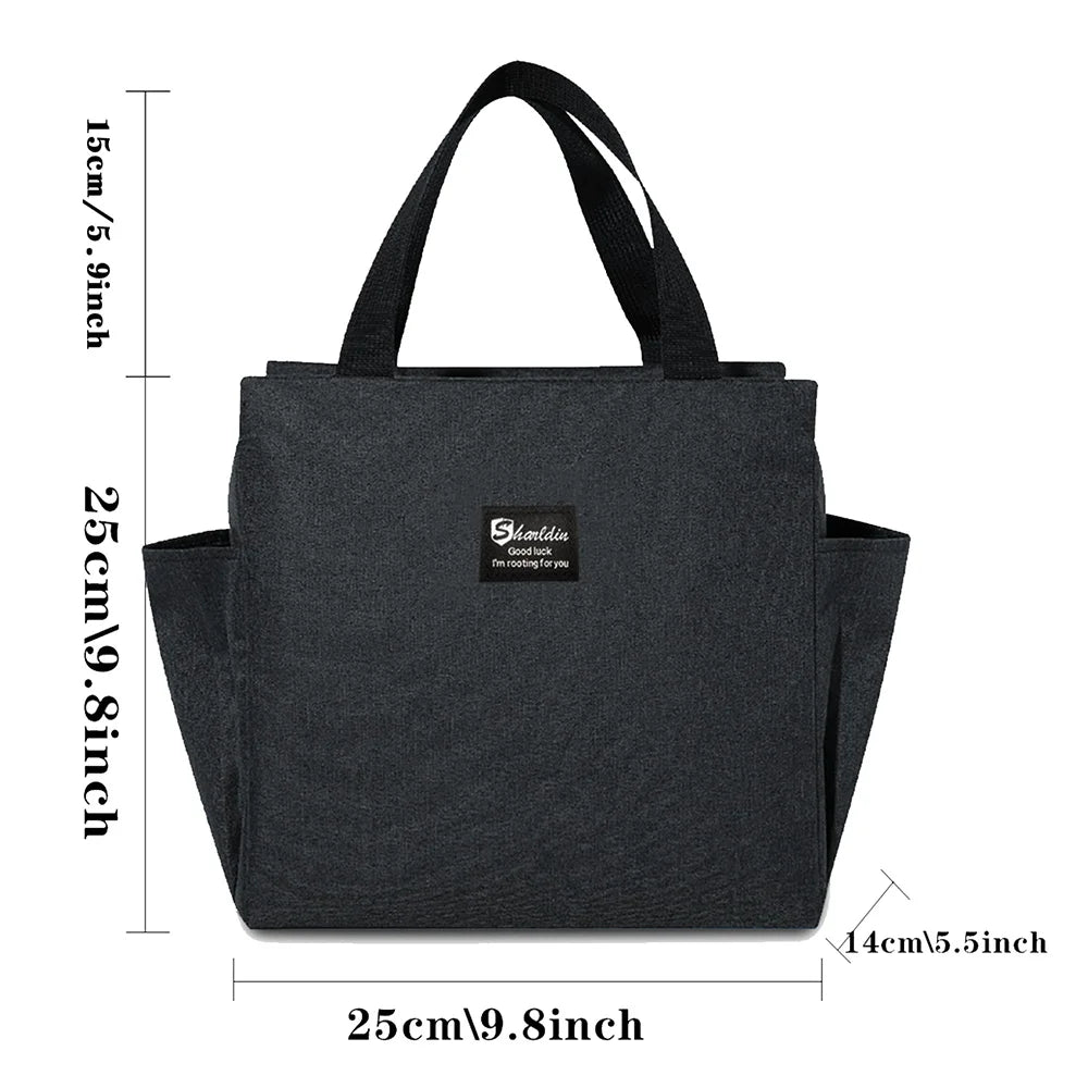 BIG Capacity Insulated Thermal Lunch Food Bag Box Cooler Waterproof  Original Design Pink Flower Series Printing for Kids