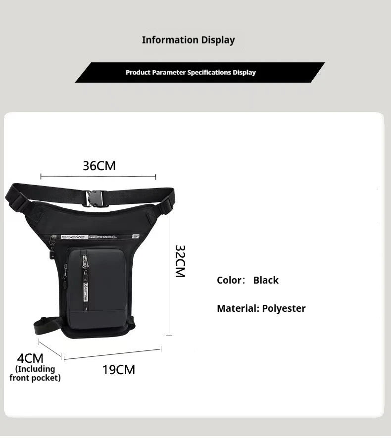 Waterproof Drop Leg Waist Bag, Multifunctional Outdoor Motorcycle Thigh Fanny Pack