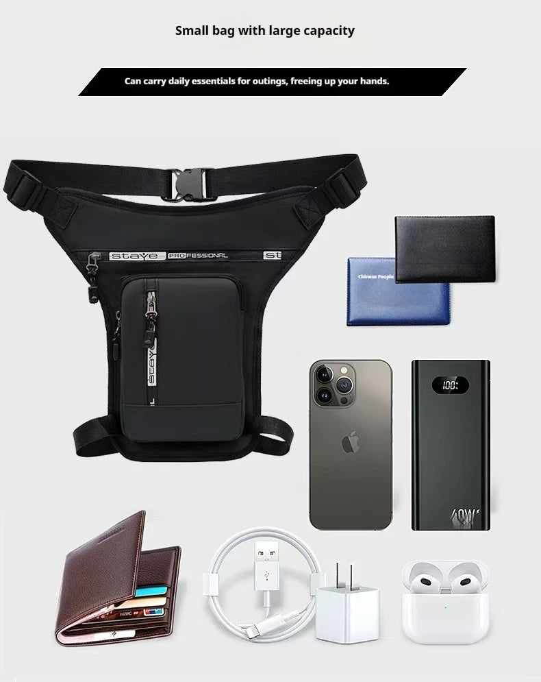 Waterproof Drop Leg Waist Bag, Multifunctional Outdoor Motorcycle Thigh Fanny Pack