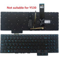 New Laptop US Blue/White Backlit Keyboard For Lenovo Ideapad Gaming 3-15ACH6 3-15ARH05 3-15IHU6
