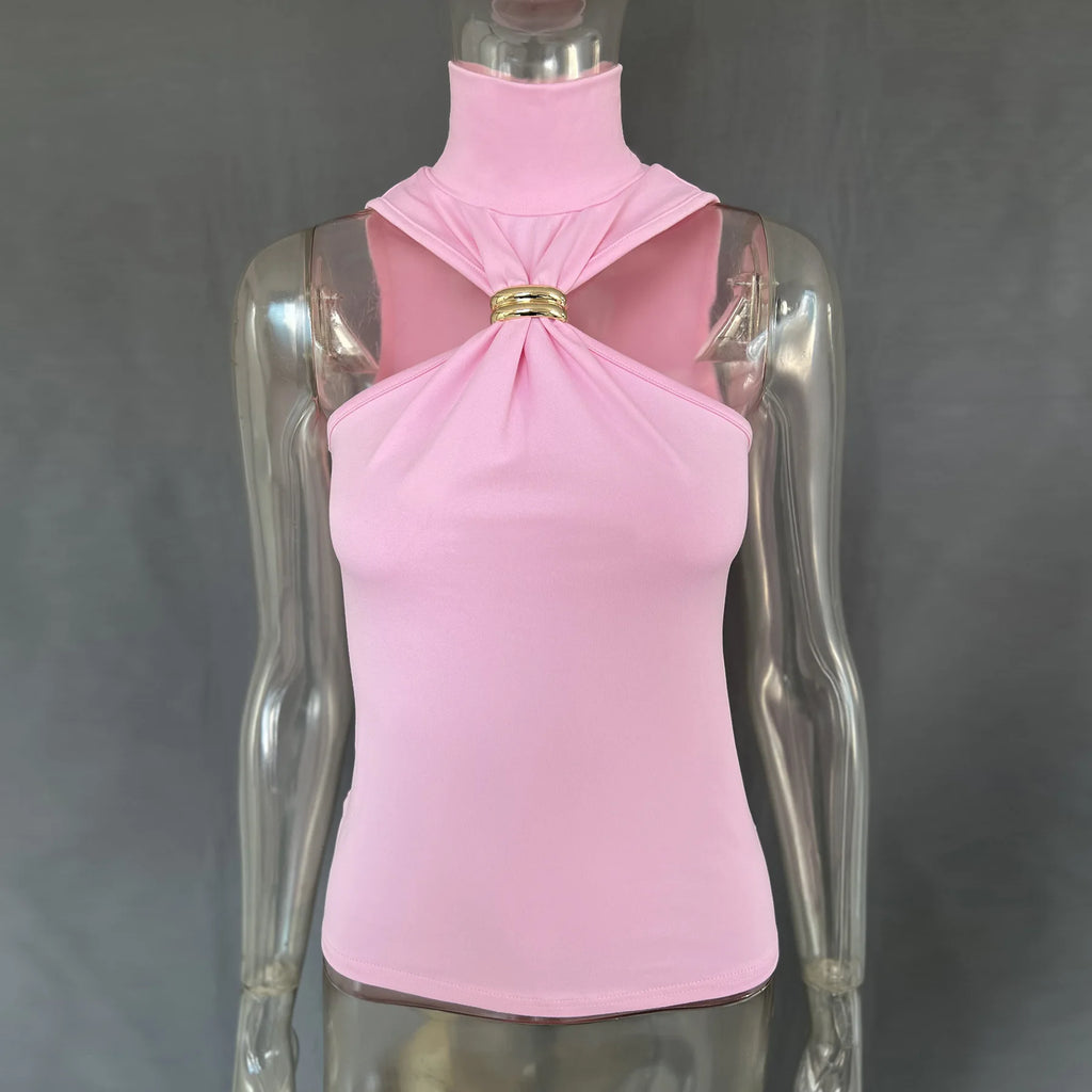 Summer Fashion Sexy Tank Top Pullover For Women Slim Off-Shoulder Patchwork Strapless Y2k Vest Top Female Party Cropped Top 2025