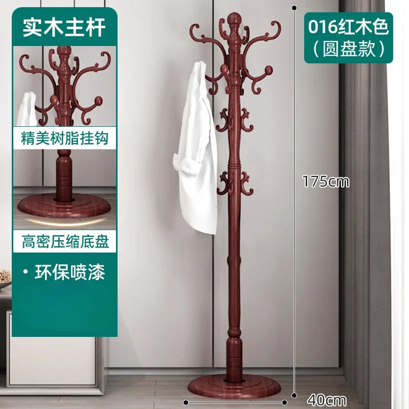 Clothes Rack for Hanging Clothes Solid Wood Birch Floor Standing Bedroom Vertical Tree Branch Shape Furniture Living Room Mueble