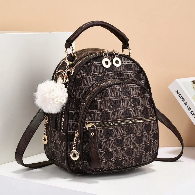 Classic Women Backpack Fashion School Bags Female Daily Shopping Girl Backpacks Schoolbags Versatile Leisure Travel Backpack