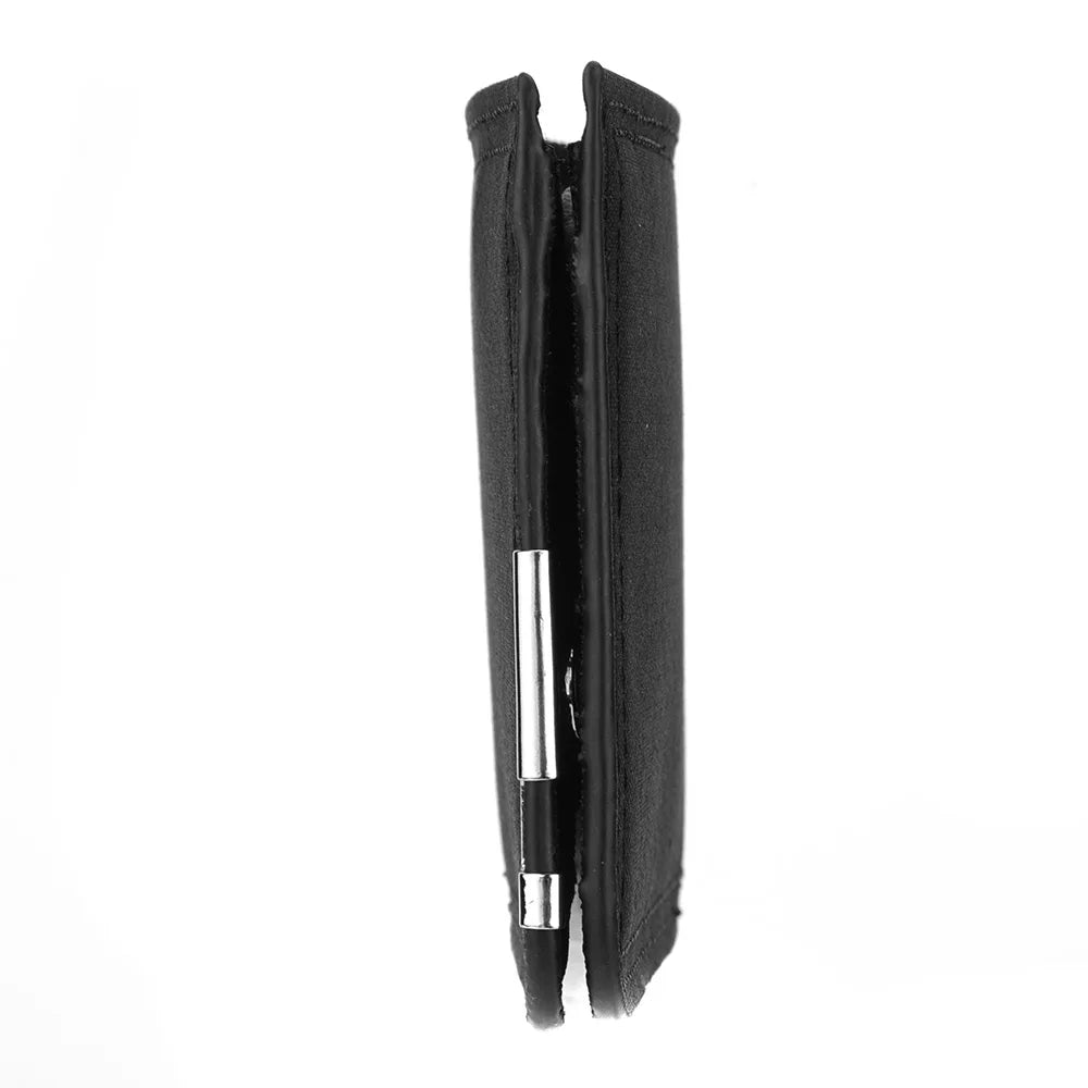 New Men's Wallet Canvas Double Folding Zipper Coin Pocket For ID Card Holders Short Card Holders Wallet
