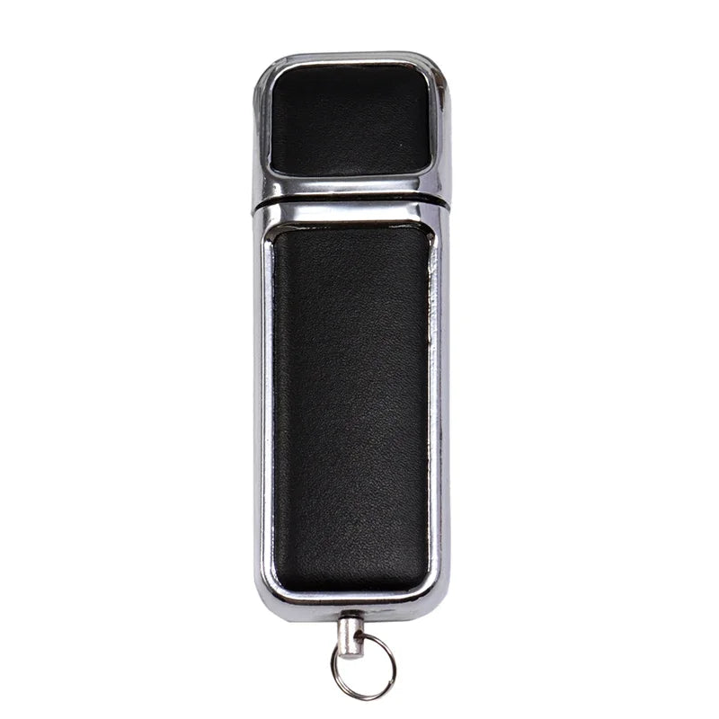 JASTER  USB 2.0 Flash Drives 64GB Brown Leather Business GIFT LOGO  Fashion Pen drive 32GB U disk Free Color pen usb 128GB BOX