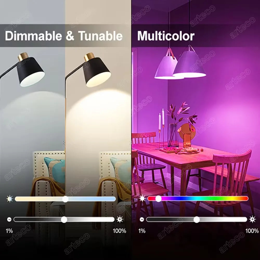18W 15W Zigbee 3.0 Led Light bulb RGB CW WW Smart Led Lamps Zigbee E27 Bulbs Compatible With Alexa Amazon Google Assistant