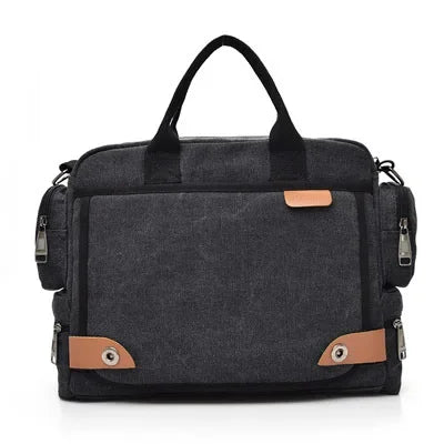Tilorraine men handbag multi-function canvas men bag shoulder bags business casual crossbody messenger travel bags canvas bag