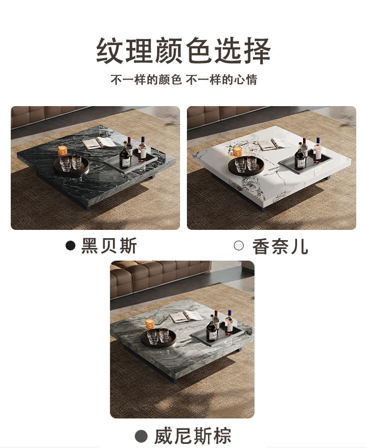 Minimalist Italian Coffee Table Living Room Decoration Aesthetic Modern Side Table Organizer Mesas Bajas Lounge Suite Furniture