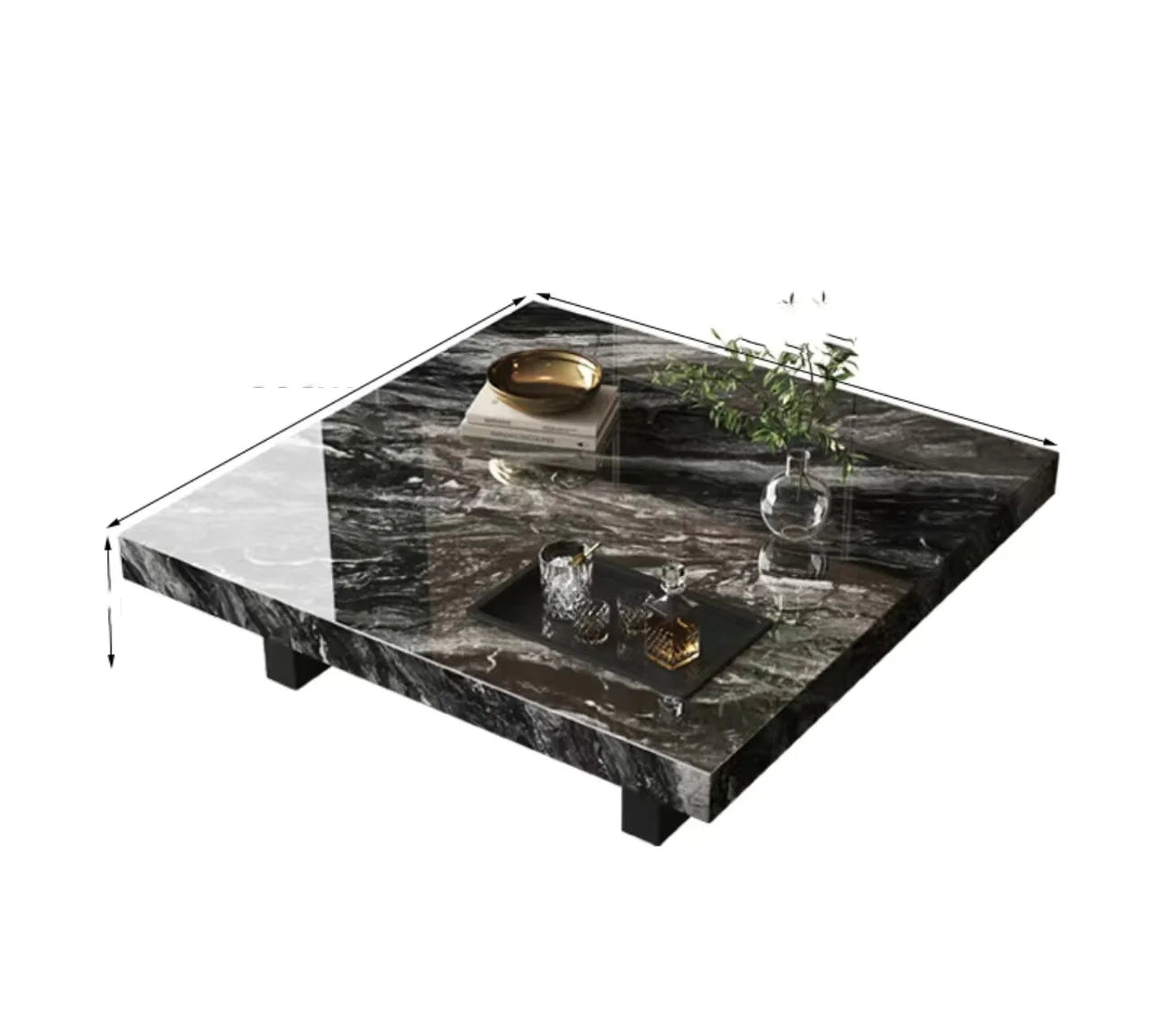 Minimalist Italian Coffee Table Living Room Decoration Aesthetic Modern Side Table Organizer Mesas Bajas Lounge Suite Furniture