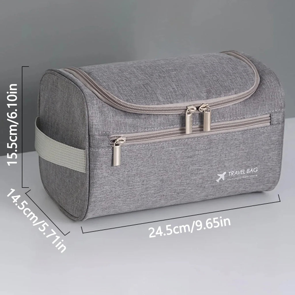 Portable Travel Toiletry Bag Large Capacity Folding Storage Bag Hook Multifunctional Storage Bag Sub
