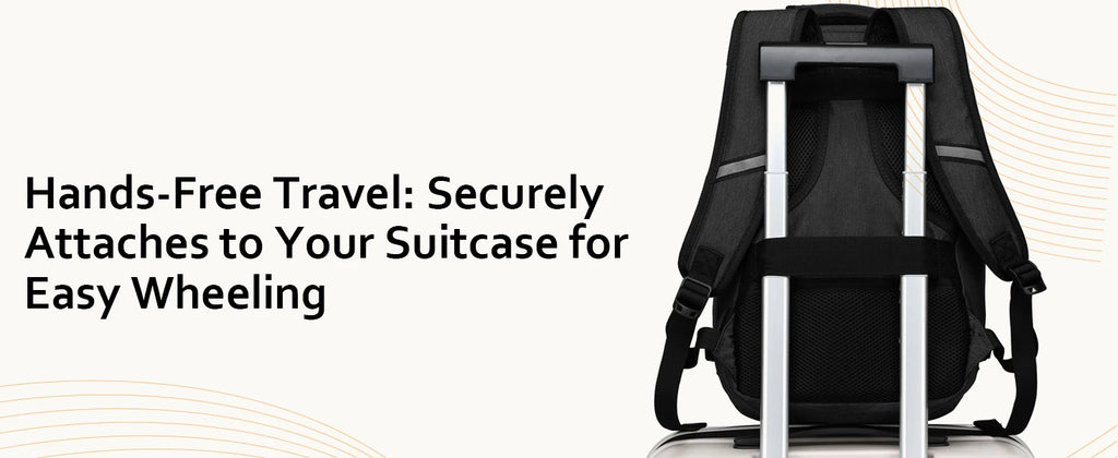Kono Cabin bag 40x20x25 cm for Ryanair Under Seat hand luggage Backpack, Cabin Size 20L Black Minimalist