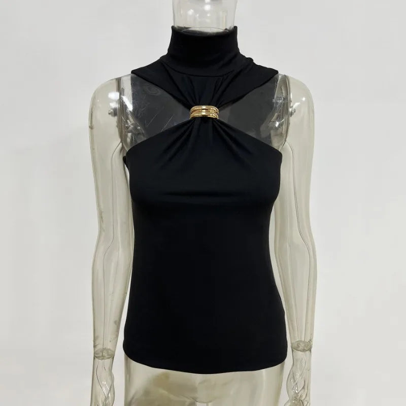 Summer Fashion Sexy Tank Top Pullover For Women Slim Off-Shoulder Patchwork Strapless Y2k Vest Top Female Party Cropped Top 2025