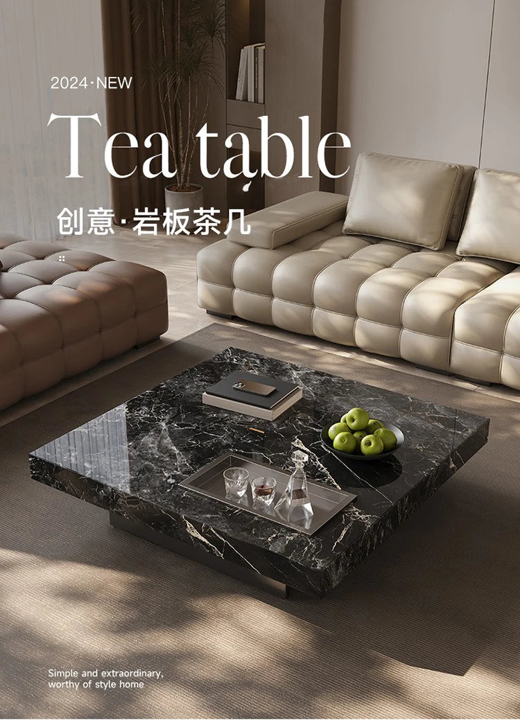 Minimalist Italian Coffee Table Living Room Decoration Aesthetic Modern Side Table Organizer Mesas Bajas Lounge Suite Furniture
