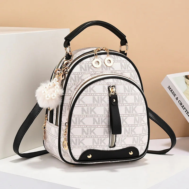 Classic Women Backpack Fashion School Bags Female Daily Shopping Girl Backpacks Schoolbags Versatile Leisure Travel Backpack