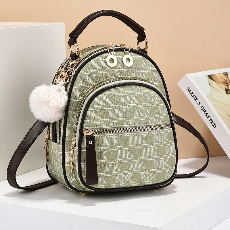 Classic Women Backpack Fashion School Bags Female Daily Shopping Girl Backpacks Schoolbags Versatile Leisure Travel Backpack