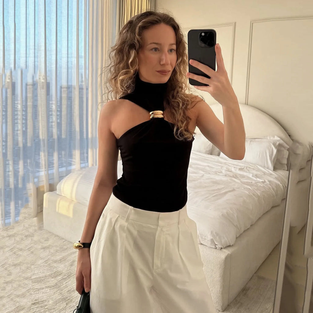 Summer Fashion Sexy Tank Top Pullover For Women Slim Off-Shoulder Patchwork Strapless Y2k Vest Top Female Party Cropped Top 2025