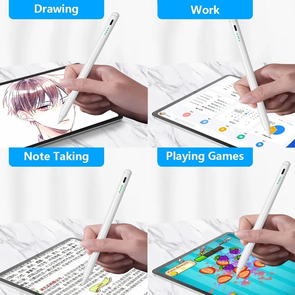 Universal Fine Tip Stylus Pen for All Android iOS Tablets Phones, Multi-Color Capacitive Pencil with No Bluetooth