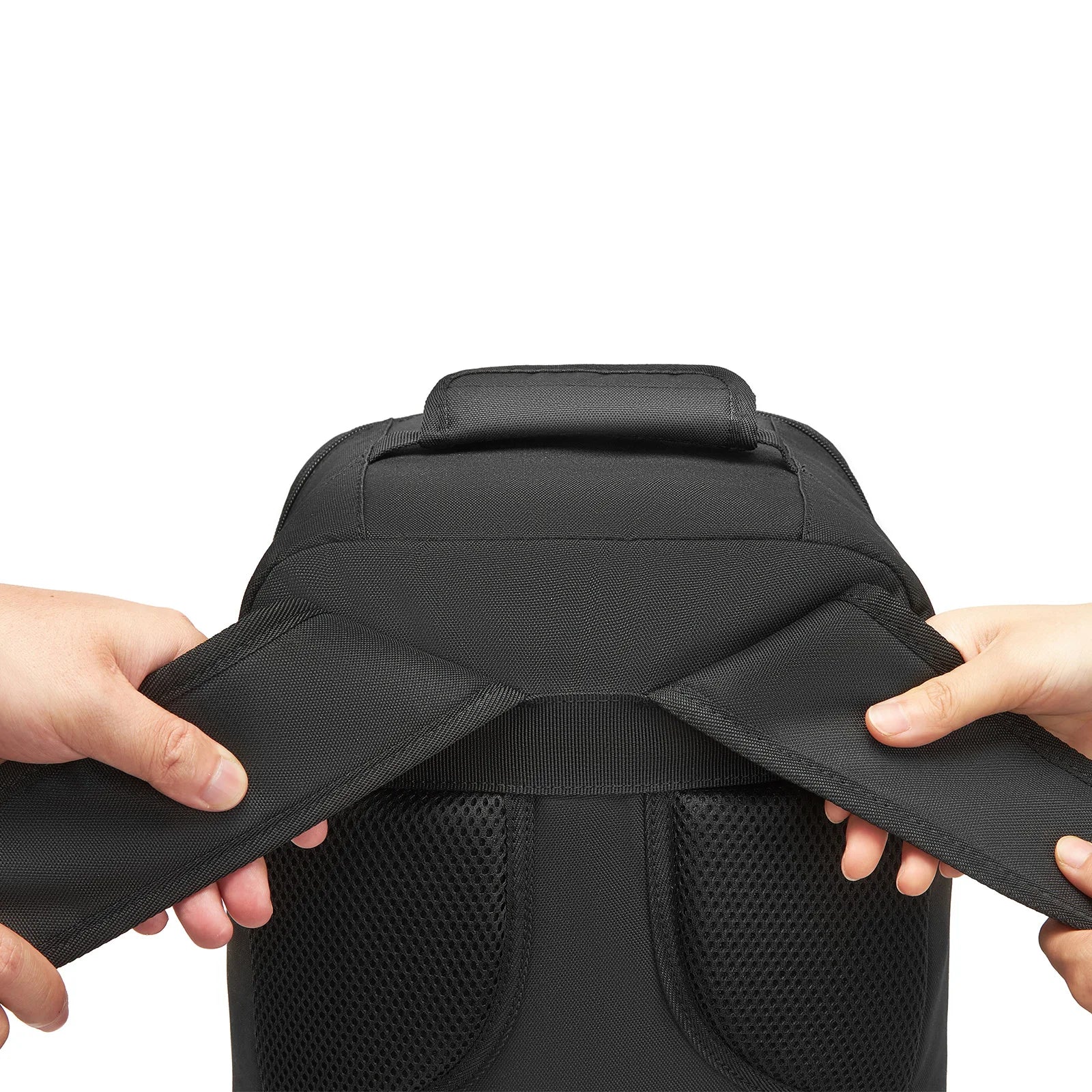 Kono Cabin bag 40x20x25 cm for Ryanair Under Seat hand luggage Backpack, Cabin Size 20L Black Minimalist