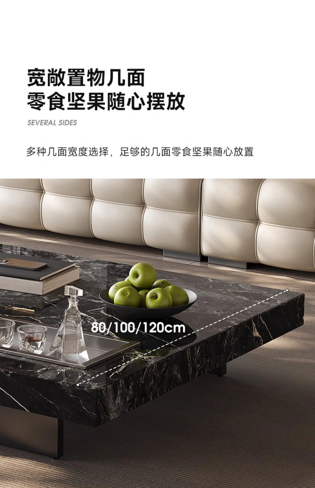 Minimalist Italian Coffee Table Living Room Decoration Aesthetic Modern Side Table Organizer Mesas Bajas Lounge Suite Furniture