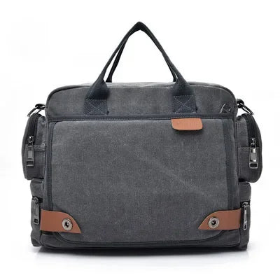 Tilorraine men handbag multi-function canvas men bag shoulder bags business casual crossbody messenger travel bags canvas bag