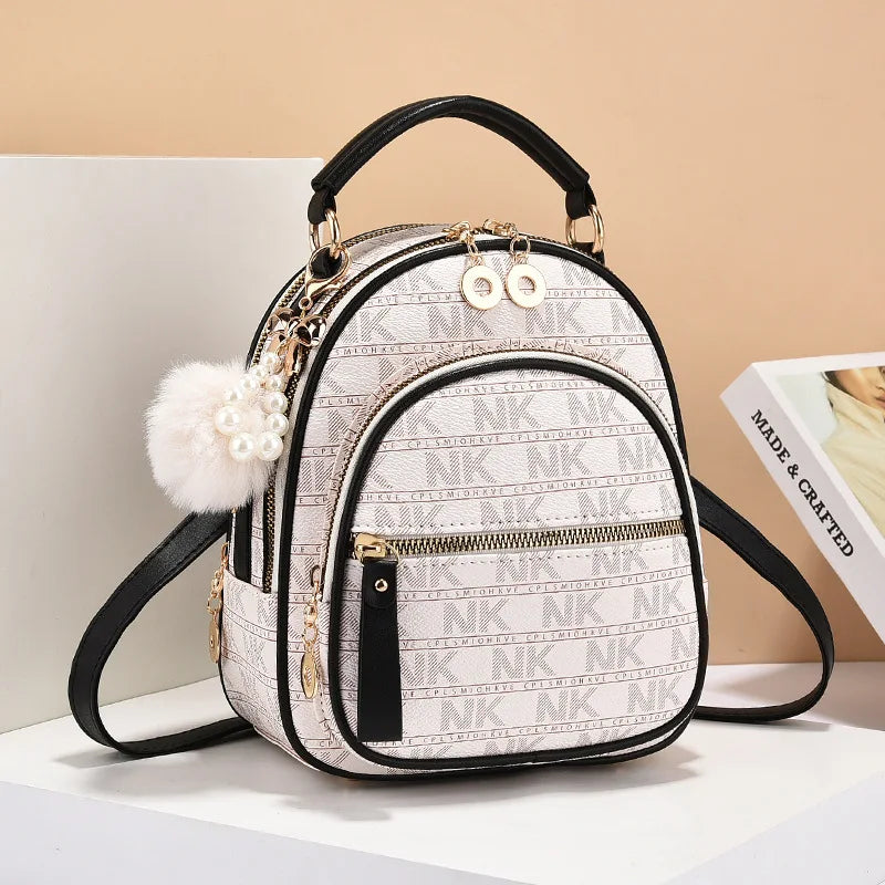 Classic Women Backpack Fashion School Bags Female Daily Shopping Girl Backpacks Schoolbags Versatile Leisure Travel Backpack